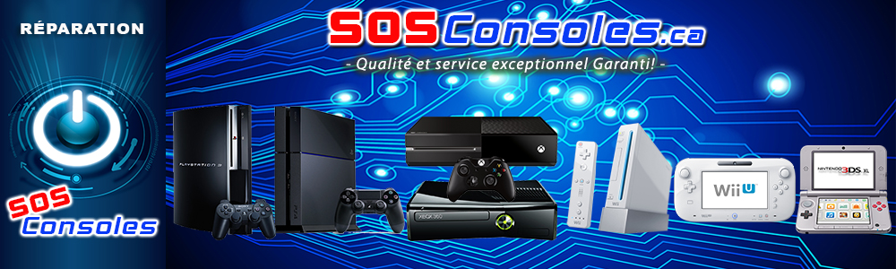 Andragende Fancy kjole eftermiddag SOS Consoles | Réparation XBOX One PS4 Wii et U Québec Réparation PS3 XBOX  360 Wii Québec